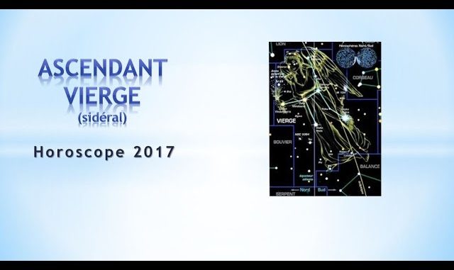 Horoscope 2017 Ascendant vierge sidéral
